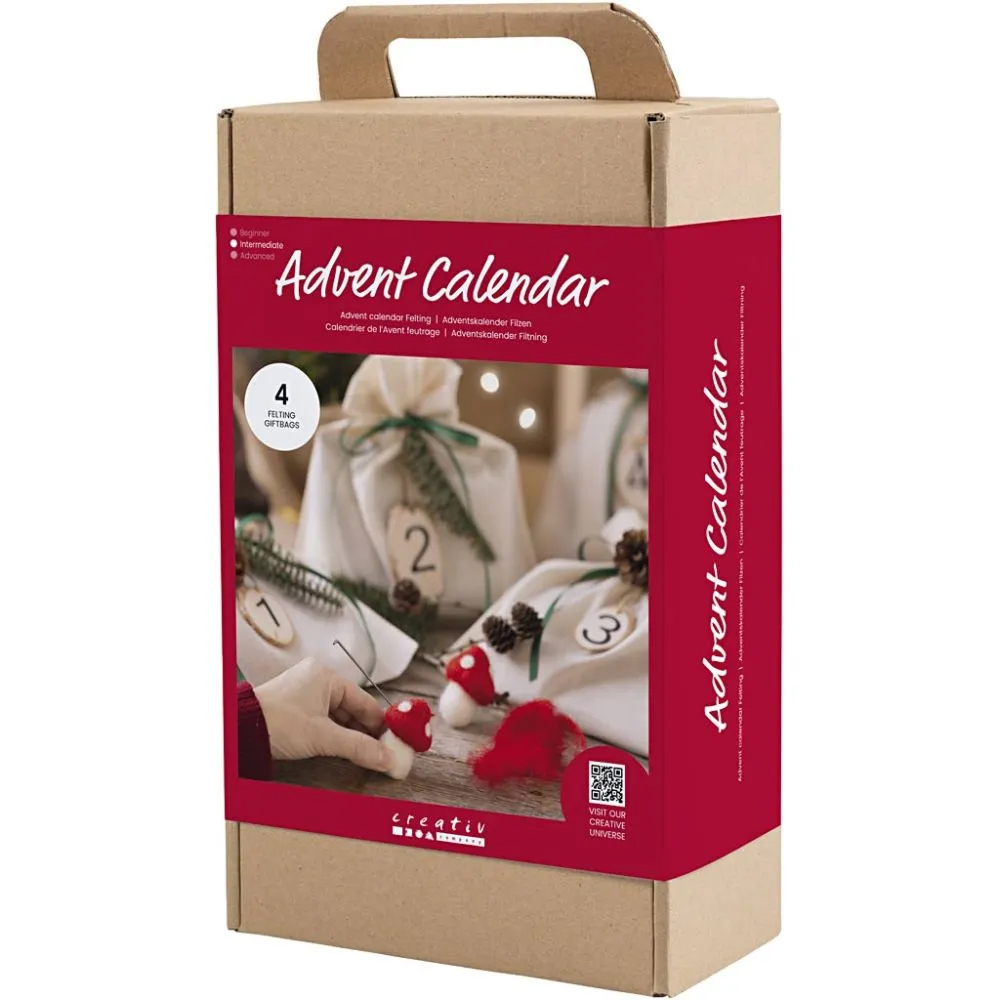 Kit Navidad: Calendario de Adviento «fieltro»