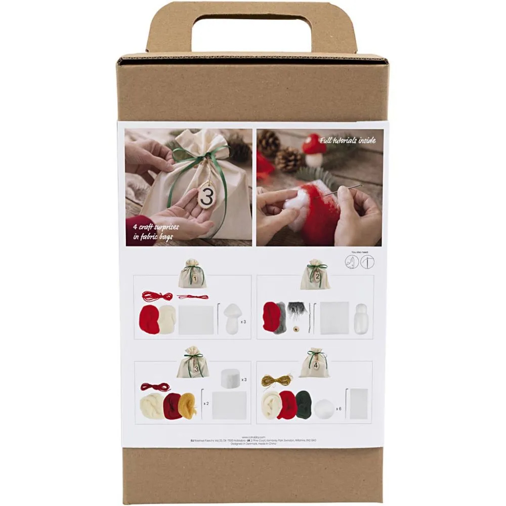 Kit Navidad: Calendario de Adviento «fieltro» - Imagen 2