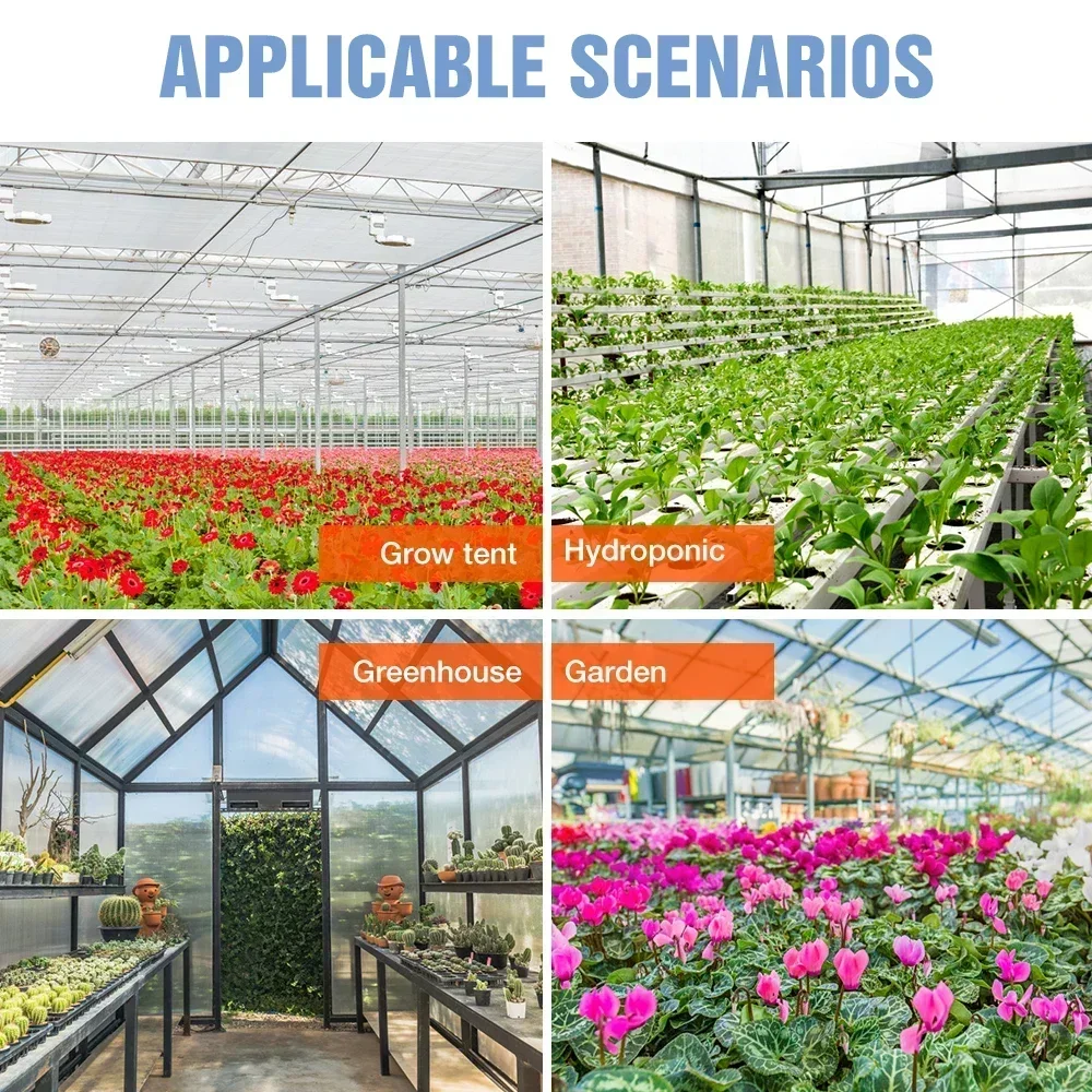 Lámpara LED Espectro Completo para Cultivo de Plantas - Imagen 6