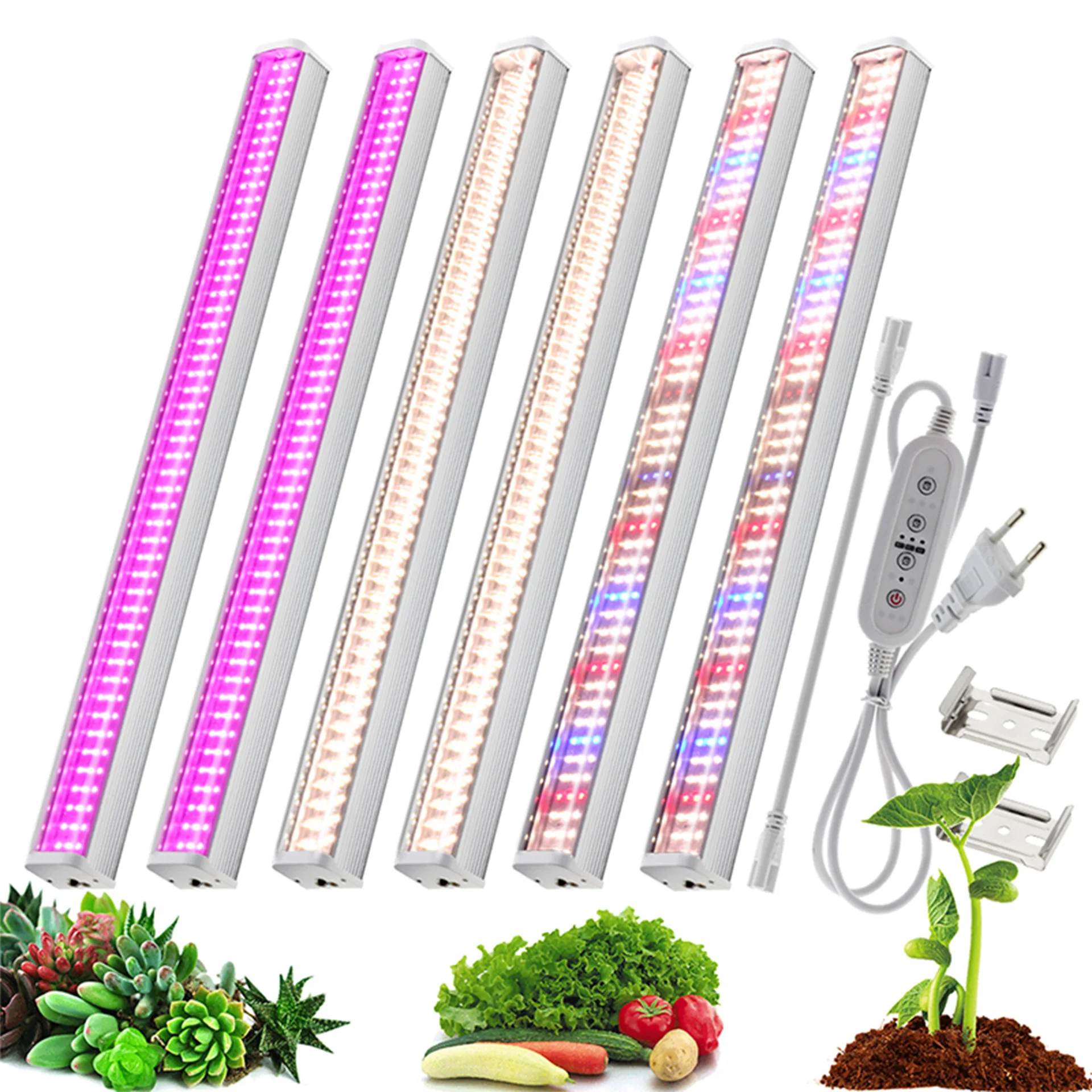 Luz LED T12 de Espectro Completo para Cultivo Hidropónico - Imagen 6