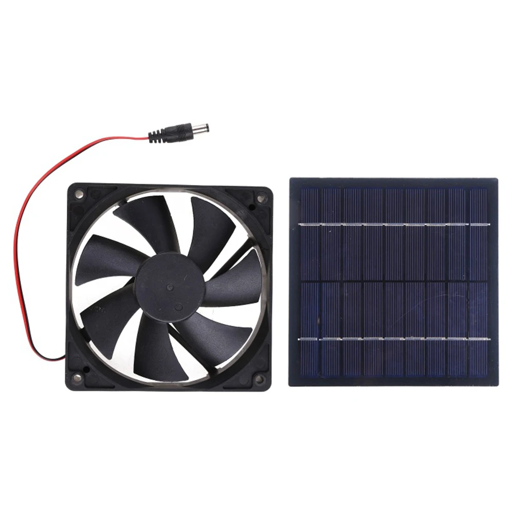 Miniventilador Solar de 20W para Invernaderos y Casas de Perro - Imagen 5