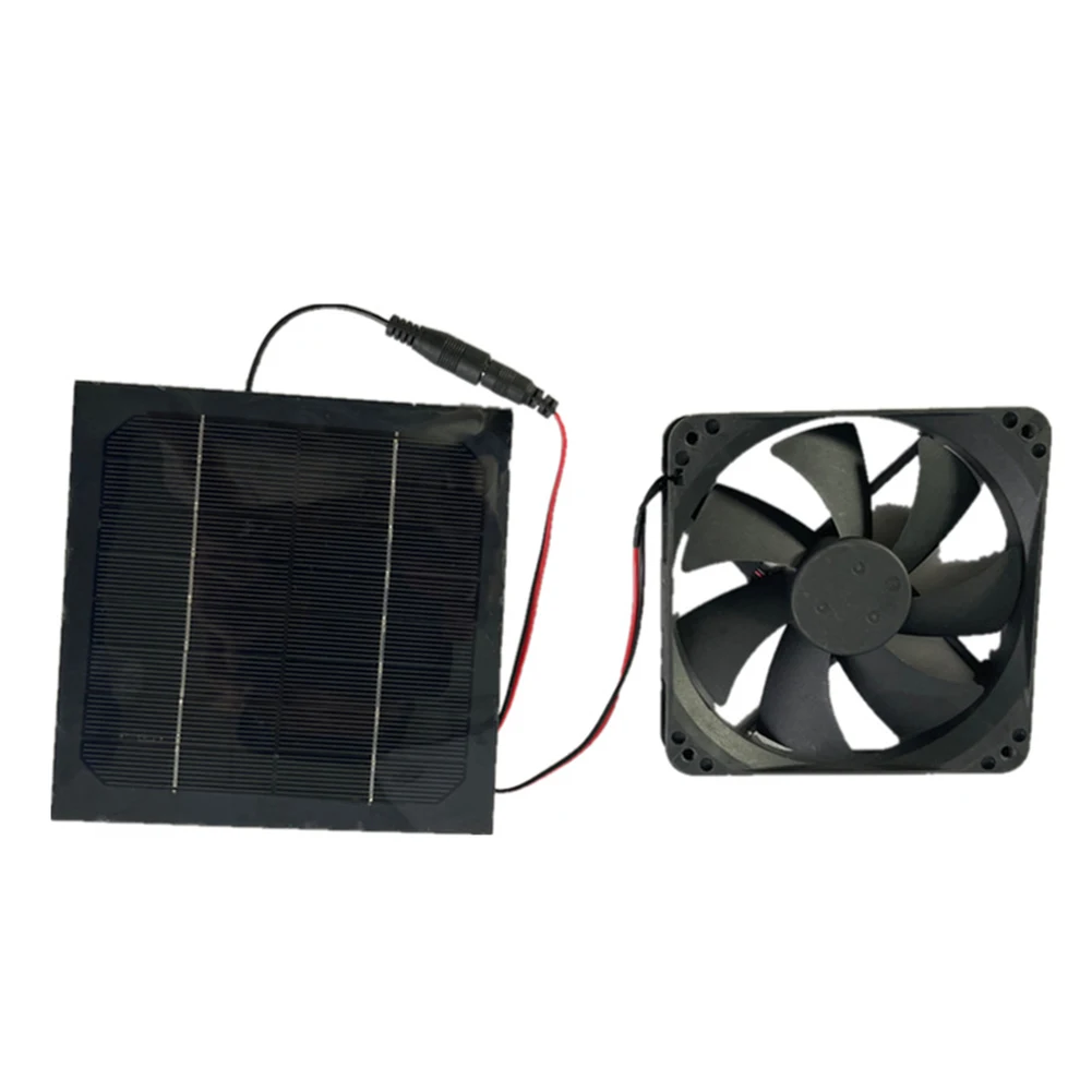 Miniventilador Solar de 20W para Invernaderos y Casas de Perro - Imagen 6