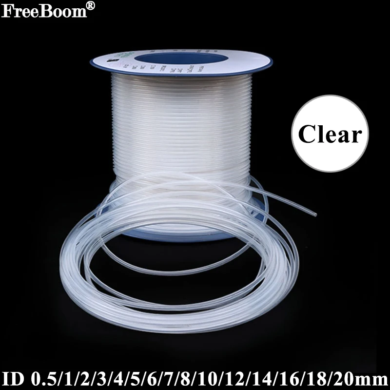 Tubo de PTFE Transparente para Impresoras 3D – Varios Diámetros