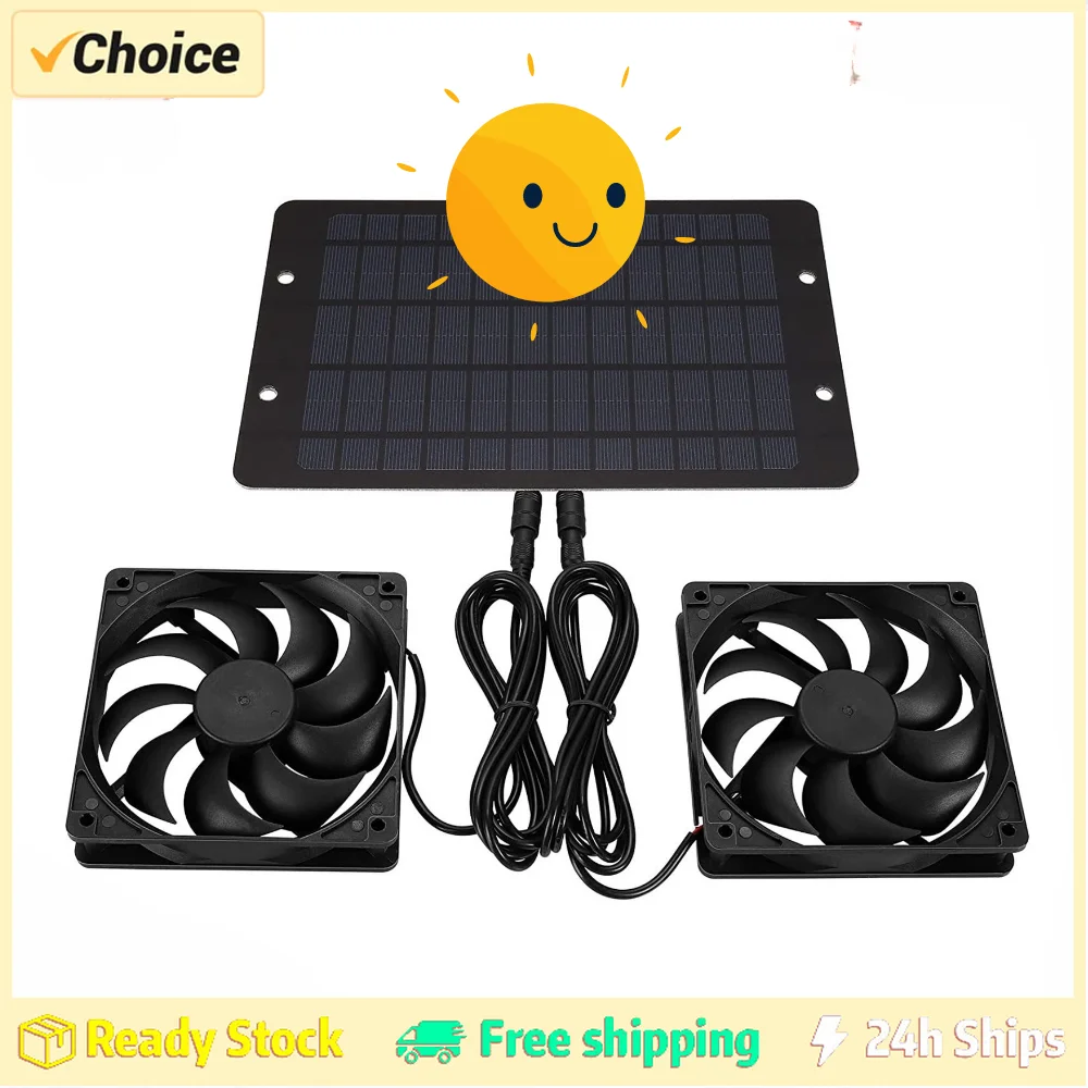 Ventilador Solar de Escape de 12V de 6 Pulgadas